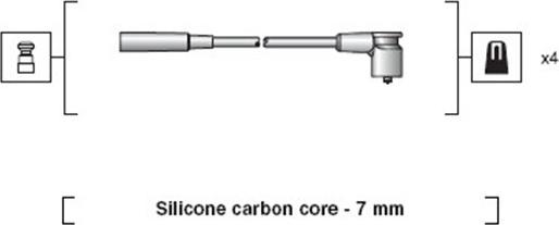 Magneti Marelli 941318111241 - Kit cavi accensione www.autoricambit.com