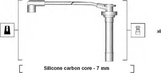 Magneti Marelli 941295060855 - Kit cavi accensione www.autoricambit.com