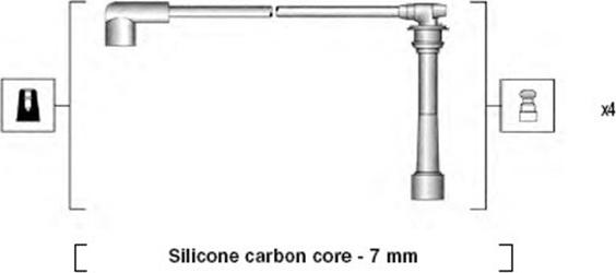 Magneti Marelli 941295060878 - Kit cavi accensione www.autoricambit.com