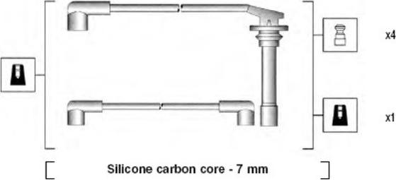 Magneti Marelli 941295030852 - Kit cavi accensione www.autoricambit.com