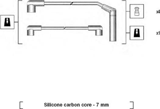 Magneti Marelli 941285040867 - Kit cavi accensione www.autoricambit.com