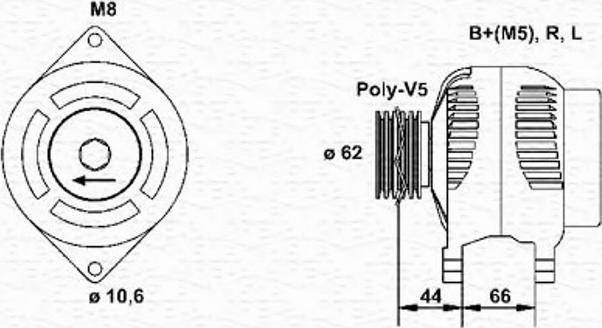 Magneti Marelli 943346091010 - Alternatore www.autoricambit.com