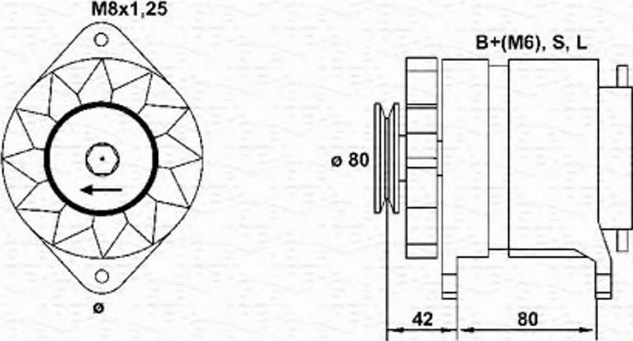 Magneti Marelli 943 34 604 001 0 - Alternatore www.autoricambit.com