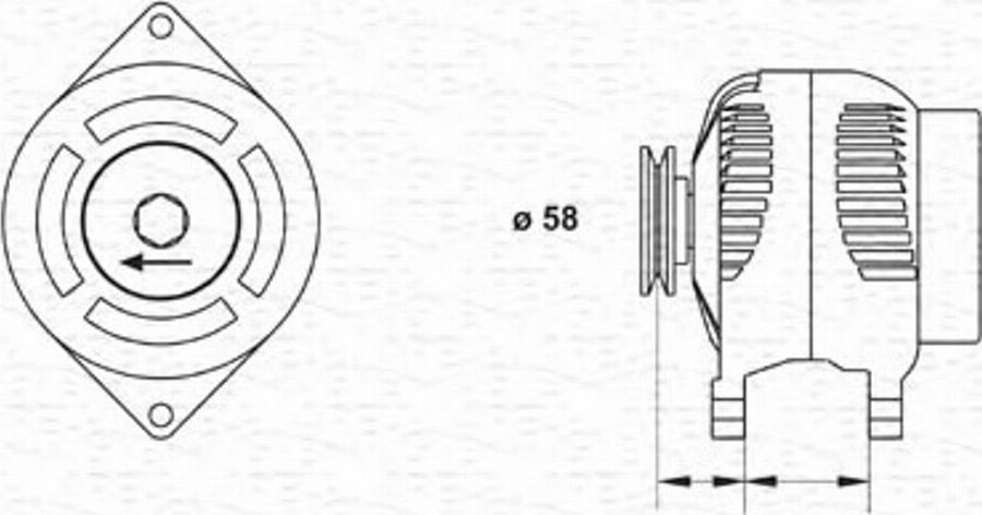 Magneti Marelli 943346053010 - Alternatore www.autoricambit.com