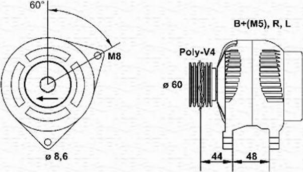 Magneti Marelli 943346063010 - Alternatore www.autoricambit.com