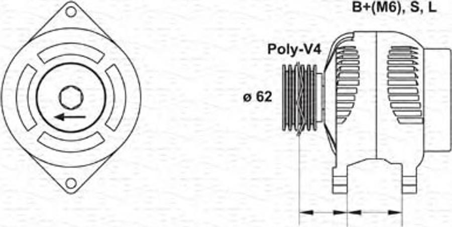 Magneti Marelli 943346016010 - Alternatore www.autoricambit.com