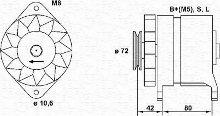 Magneti Marelli 943346080010 - Alternatore www.autoricambit.com