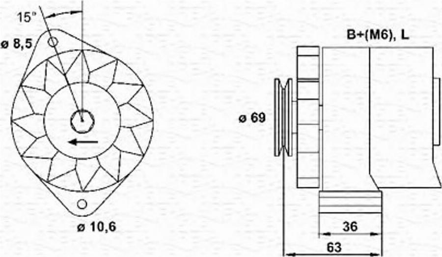 Magneti Marelli 943346033010 - Alternatore www.autoricambit.com