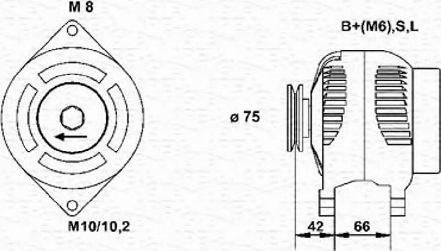 Magneti Marelli 943346072010 - Alternatore www.autoricambit.com