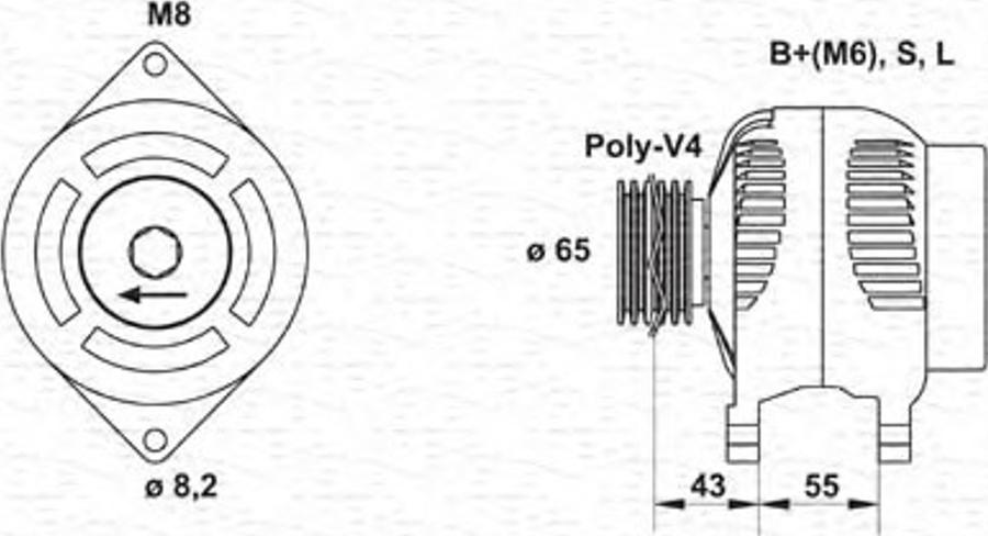 Magneti Marelli 943346134010 - Alternatore www.autoricambit.com