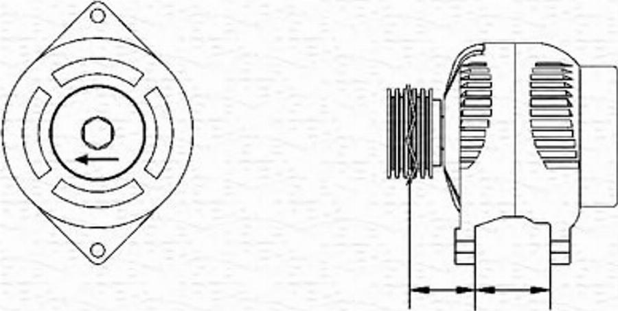 Magneti Marelli 943 34 620 101 0 - Alternatore www.autoricambit.com