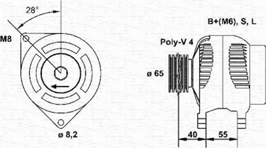 Magneti Marelli 943354003010 - Alternatore www.autoricambit.com