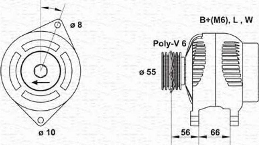 Magneti Marelli 943354087010 - Alternatore www.autoricambit.com