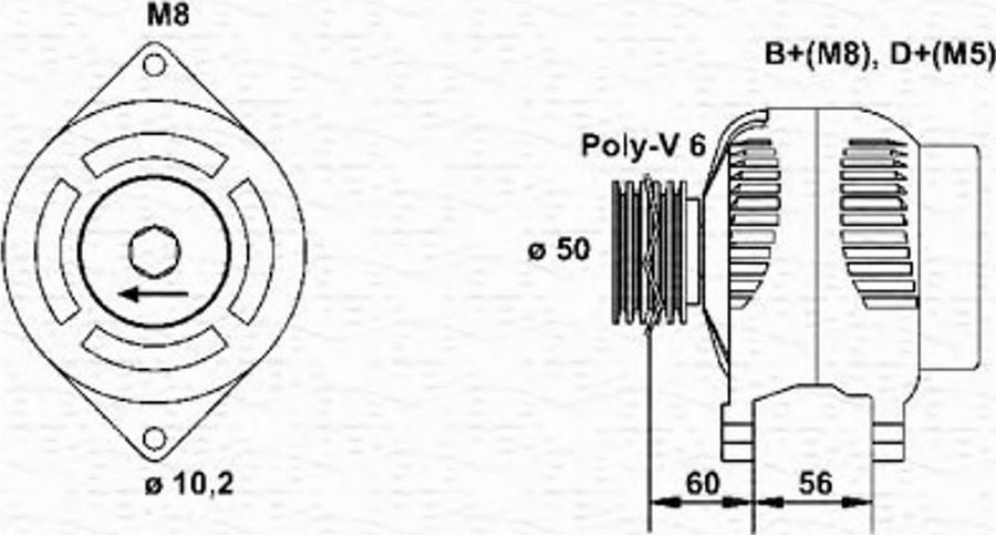 Magneti Marelli 943354103010 - Alternatore www.autoricambit.com