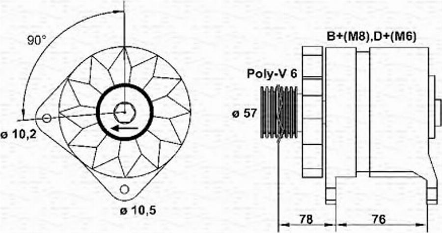 Magneti Marelli 943355094010 - Alternatore www.autoricambit.com