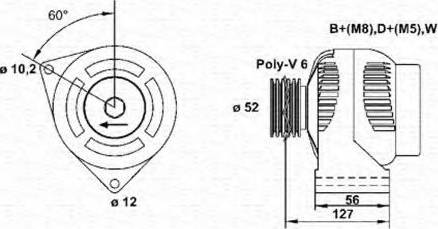 Magneti Marelli 943355095010 - Alternatore www.autoricambit.com