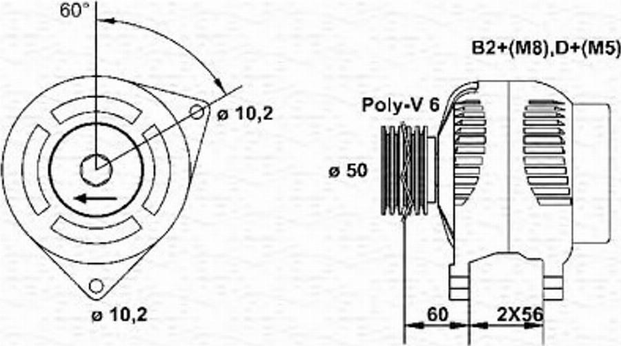 Magneti Marelli 943355048010 - Alternatore www.autoricambit.com