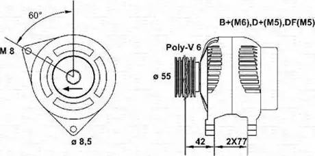 Magneti Marelli 9433 550 140 10 - Alternatore www.autoricambit.com