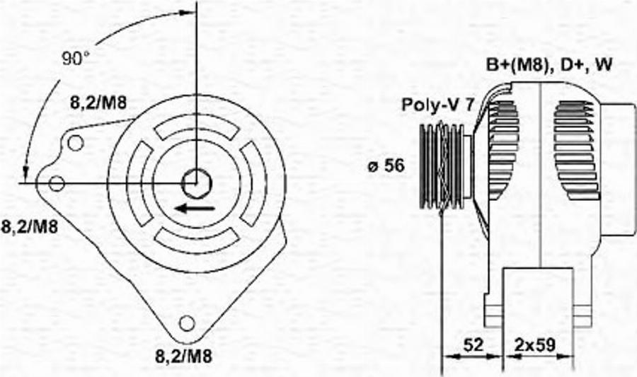 Magneti Marelli 943355011010 - Alternatore www.autoricambit.com