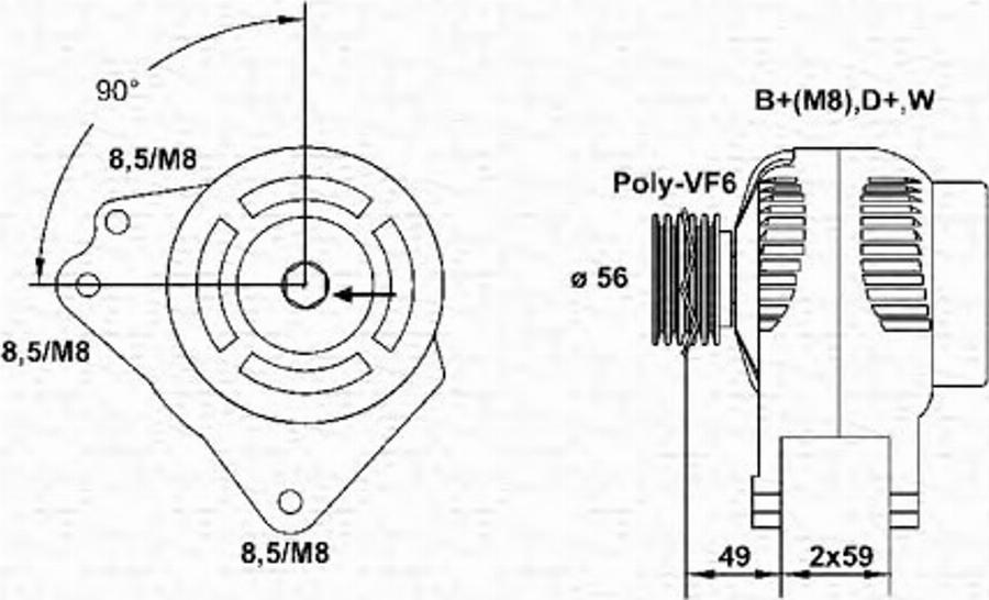 Magneti Marelli 943355030010 - Alternatore www.autoricambit.com