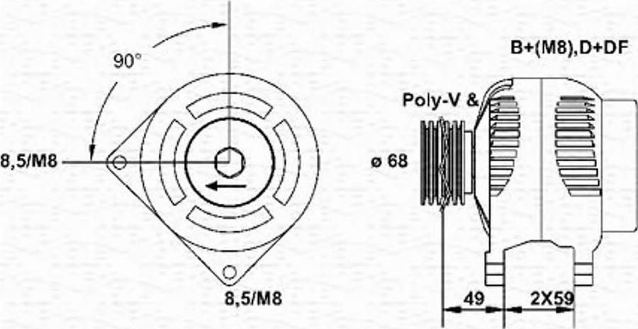 Magneti Marelli 943355108010 - Alternatore www.autoricambit.com