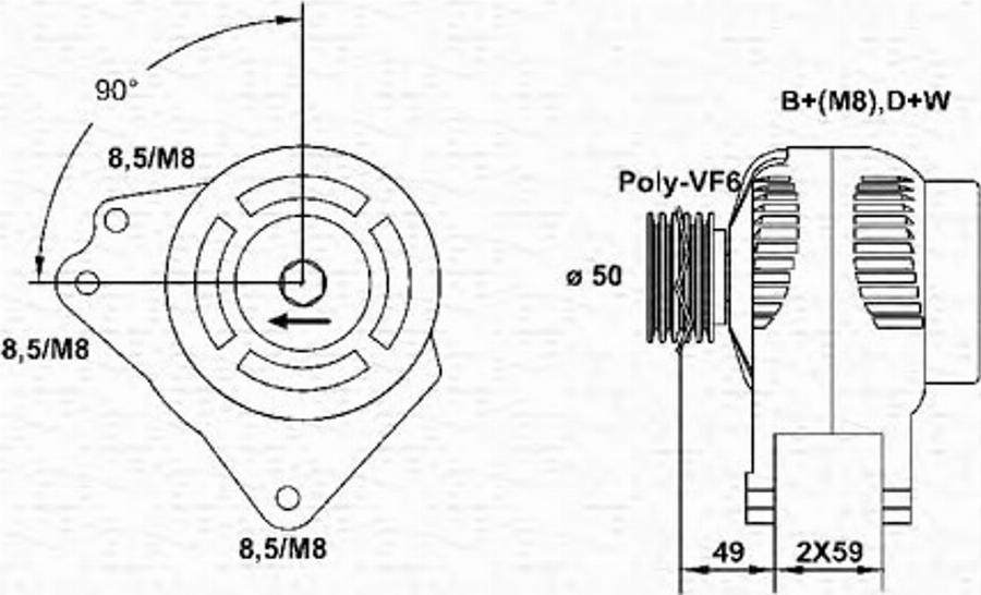 Magneti Marelli 943355115010 - Alternatore www.autoricambit.com