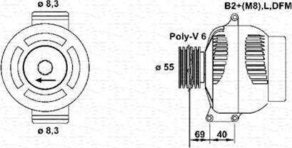 Magneti Marelli 943355138010 - Alternatore www.autoricambit.com