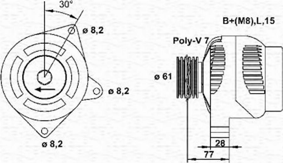 Magneti Marelli 943355133010 - Alternatore www.autoricambit.com