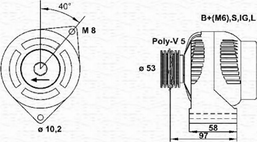 Magneti Marelli 943355126010 - Alternatore www.autoricambit.com