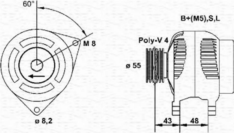 Magneti Marelli 943355177010 - Alternatore www.autoricambit.com