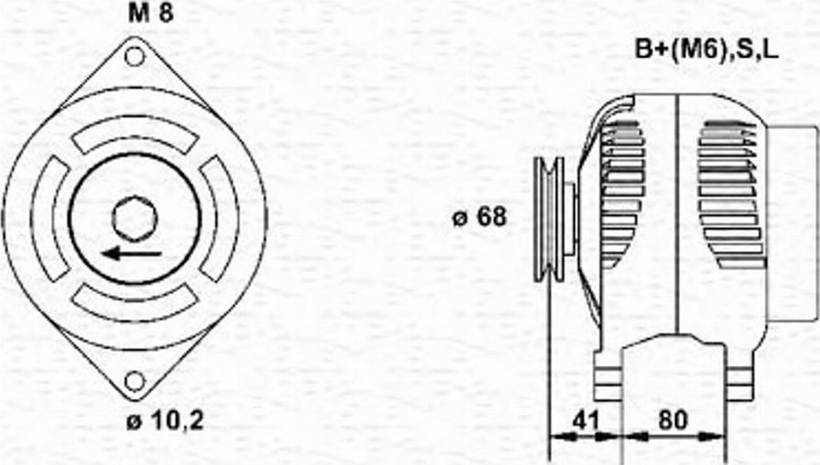 Magneti Marelli 943355203010 - Alternatore www.autoricambit.com