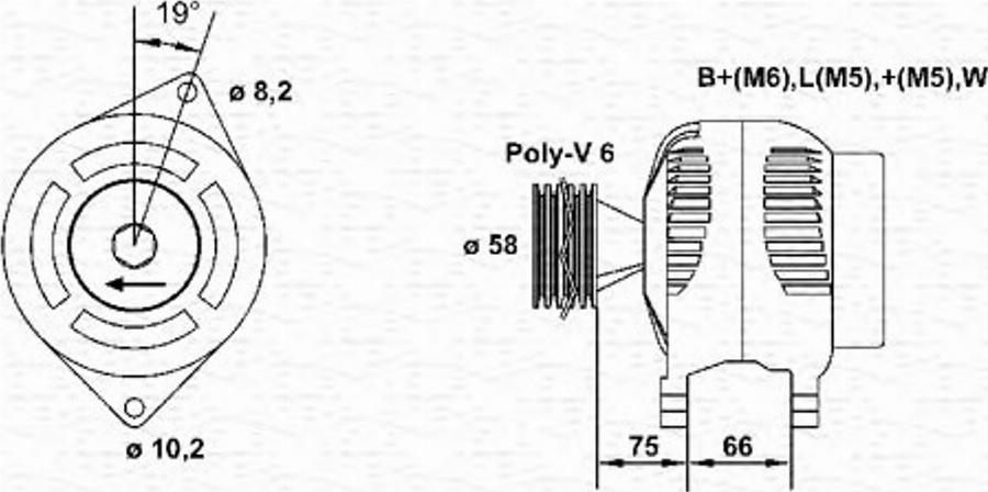 Magneti Marelli 943356996010 - Alternatore www.autoricambit.com