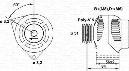 Magneti Marelli 943356957010 - Alternatore www.autoricambit.com