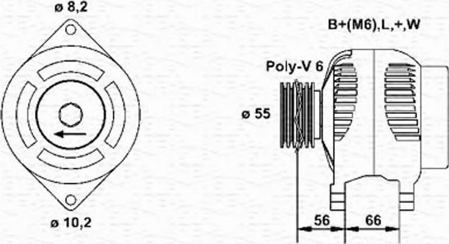 Magneti Marelli 943356960010 - Alternatore www.autoricambit.com