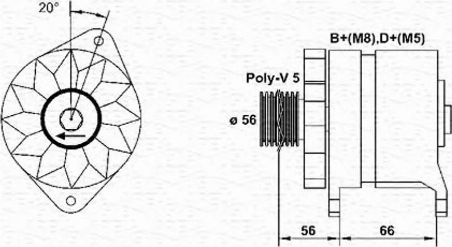 Magneti Marelli 943356967010 - Alternatore www.autoricambit.com