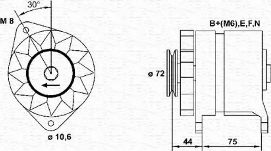 Magneti Marelli 943356934010 - Alternatore www.autoricambit.com