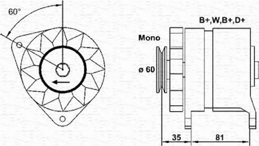 Magneti Marelli 943356455010 - Alternatore www.autoricambit.com