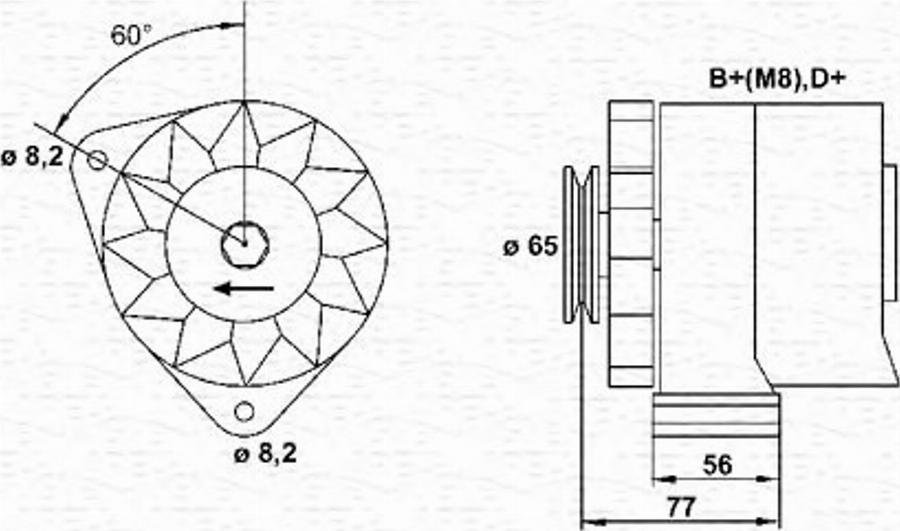 Magneti Marelli 943356452010 - Alternatore www.autoricambit.com