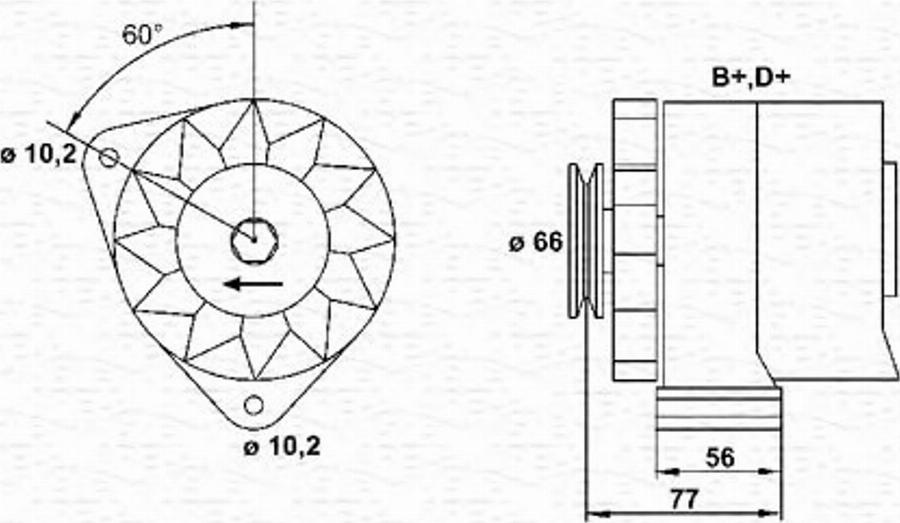 Magneti Marelli 943356465010 - Alternatore www.autoricambit.com