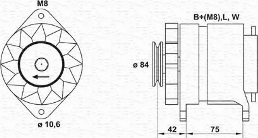 Magneti Marelli 943 35 659 101 0 - Alternatore www.autoricambit.com