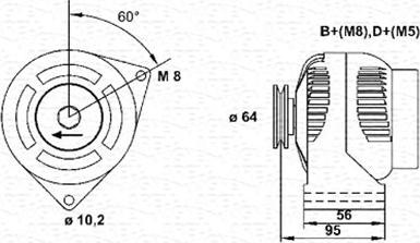 Magneti Marelli 943356566010 - Alternatore www.autoricambit.com