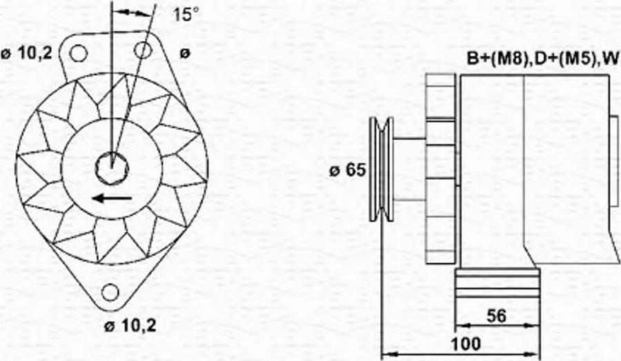 Magneti Marelli 943356505010 - Alternatore www.autoricambit.com