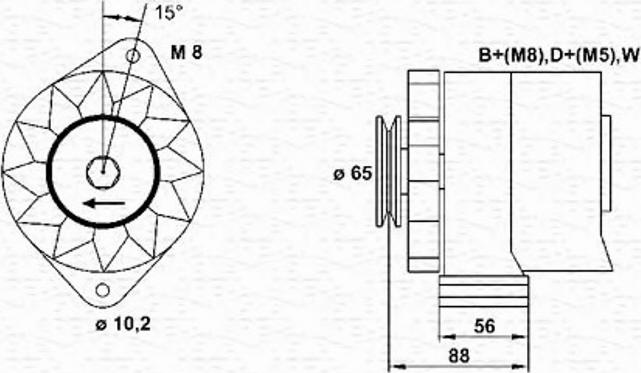 Magneti Marelli 943356508010 - Alternatore www.autoricambit.com