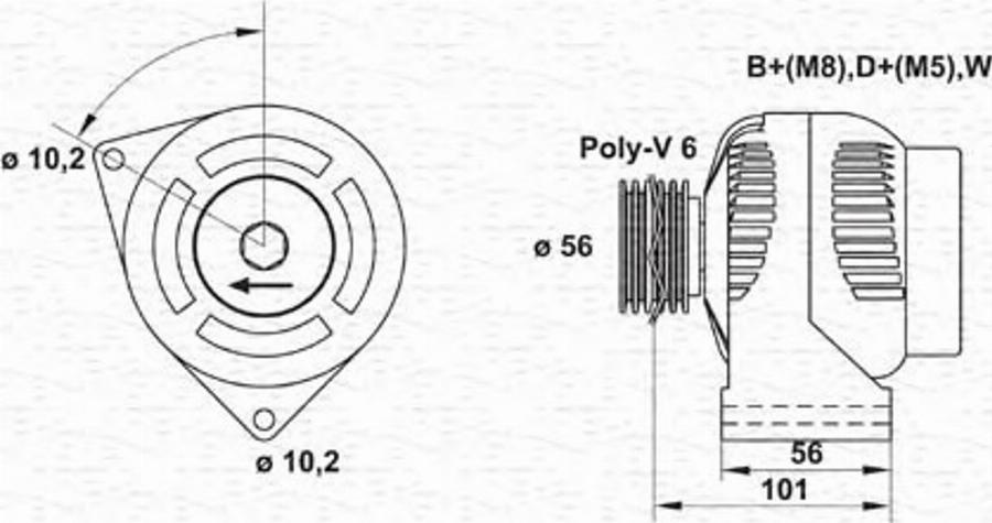 Magneti Marelli 943356507010 - Alternatore www.autoricambit.com