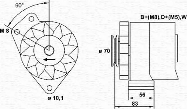 Magneti Marelli 943356510010 - Alternatore www.autoricambit.com