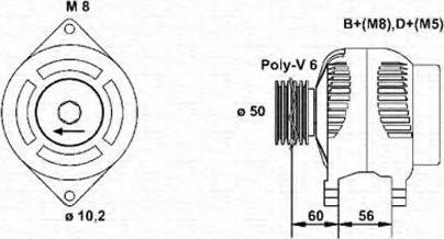 Magneti Marelli 943356539010 - Alternatore www.autoricambit.com