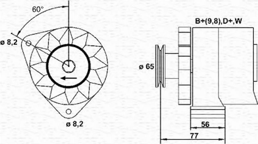 Magneti Marelli 943356536010 - Alternatore www.autoricambit.com