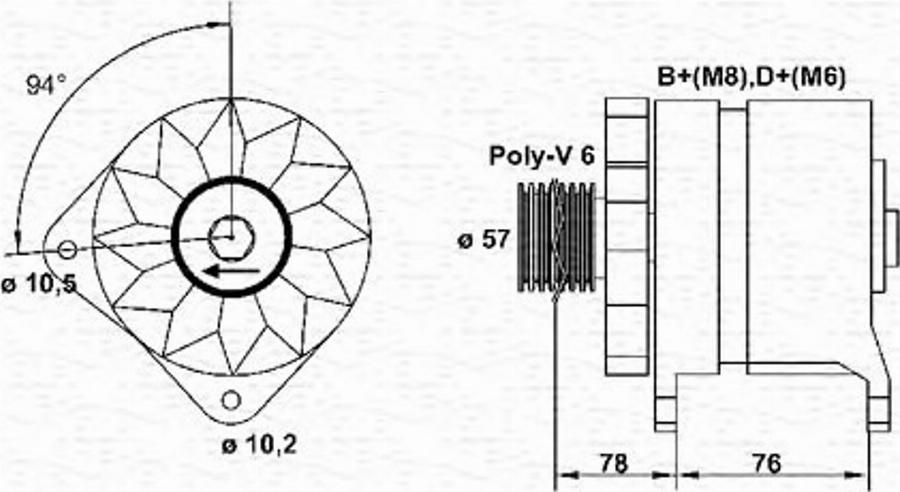 Magneti Marelli 943356520010 - Alternatore www.autoricambit.com