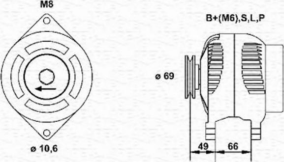 Magneti Marelli 943356579010 - Alternatore www.autoricambit.com