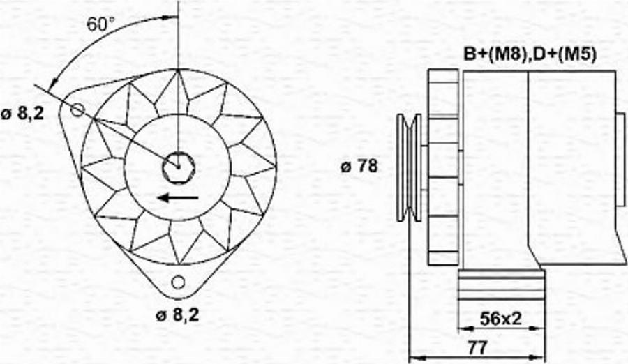 Magneti Marelli 943356656010 - Alternatore www.autoricambit.com